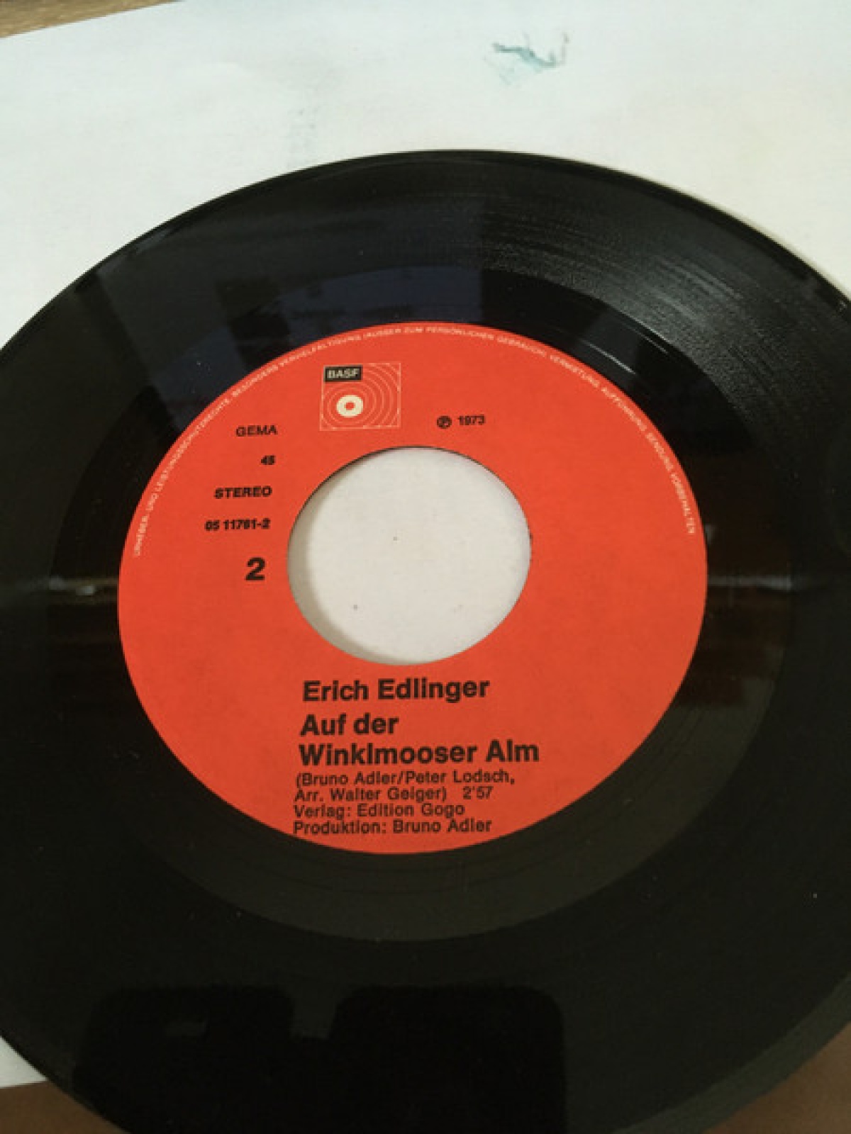 Vinyl / Erich Edlinger - Schön Ist Die Welt