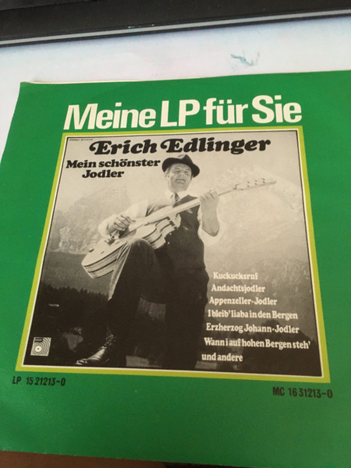 Vinyl / Erich Edlinger - Schön Ist Die Welt