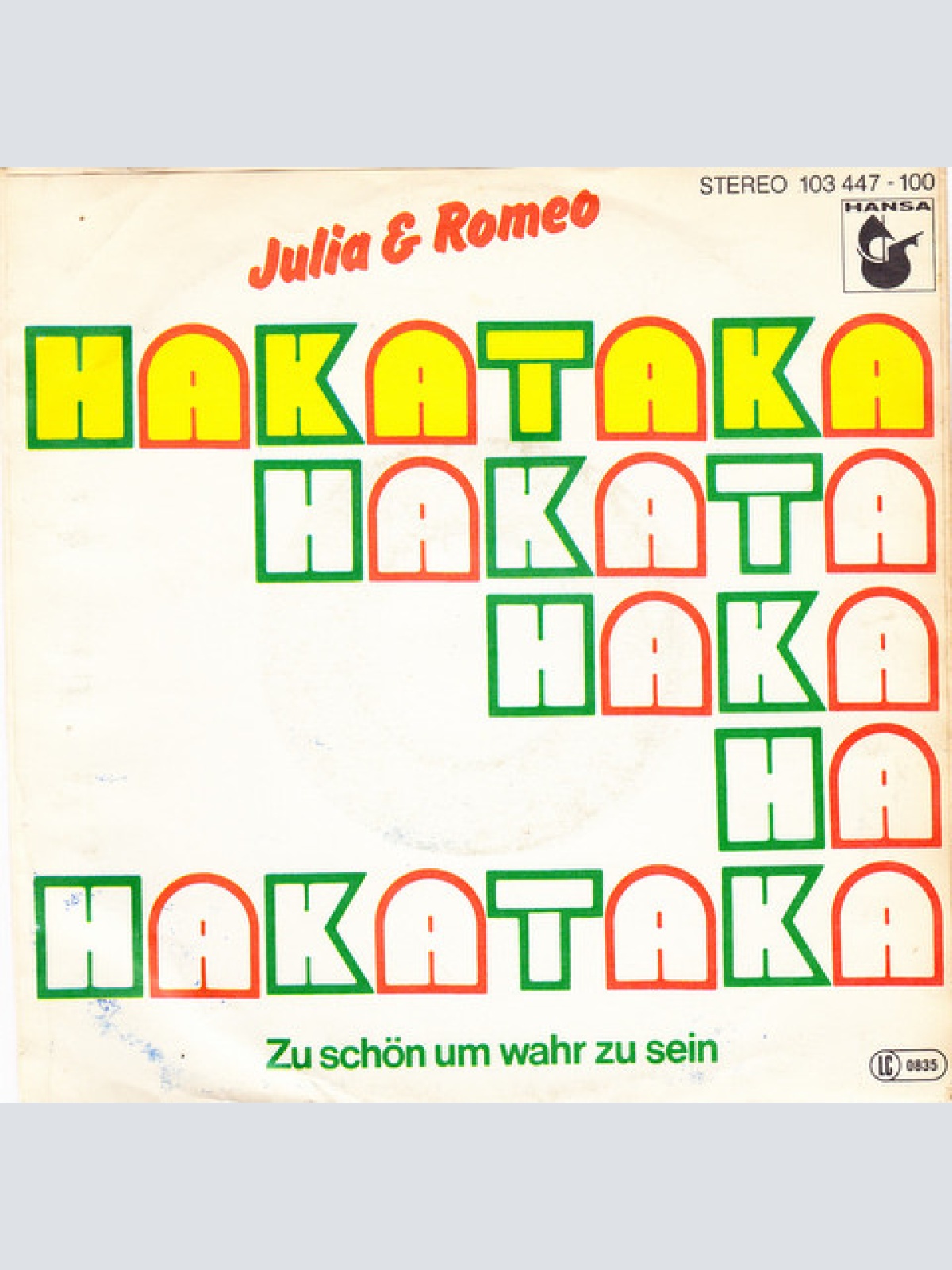 Vinyl / Julia & Romeo - Hakataka