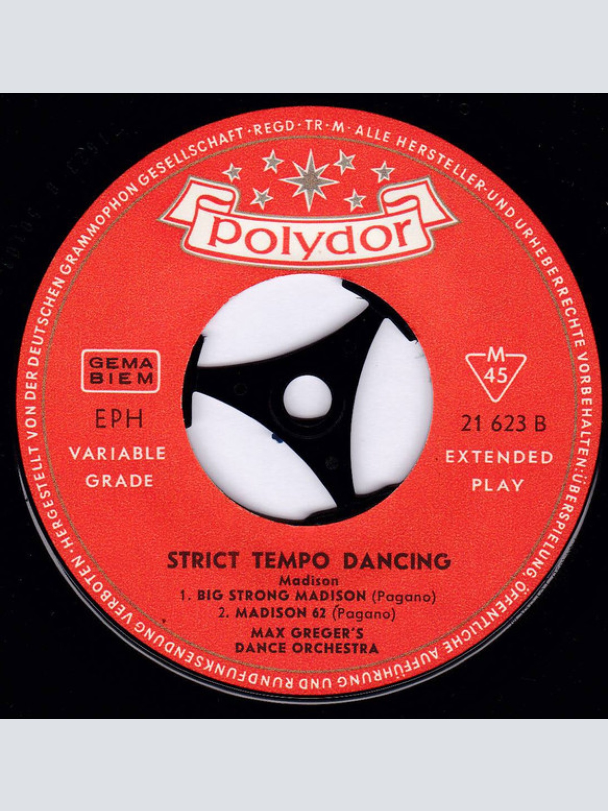 Vinyl / Max Greger's Dance Orchestra* - Strict Tempo Dancing: Jive / Madison