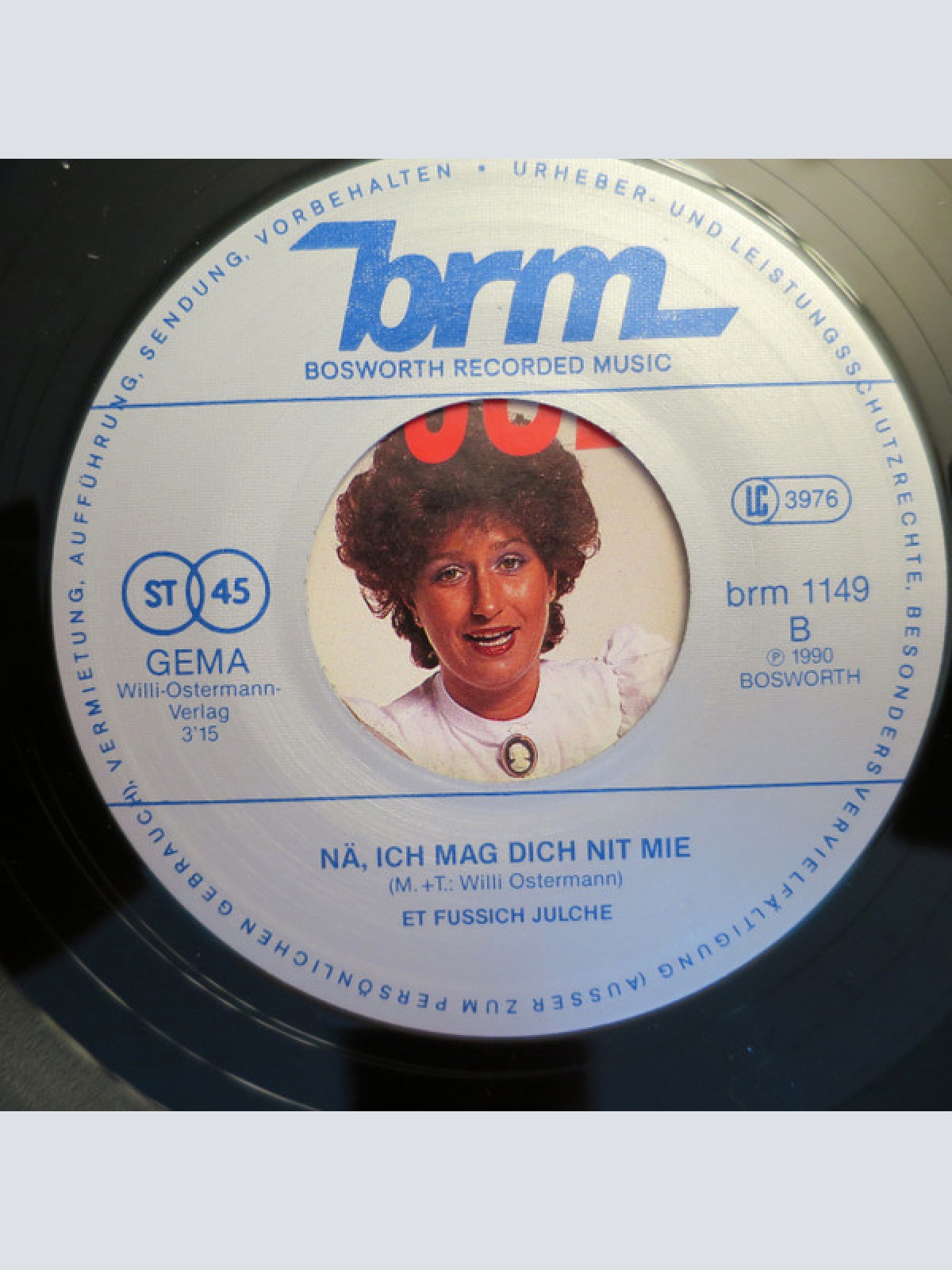 Vinyl / Et Fussich Julche - Wenn Du De Muhl Opmähs / Nä, Ich Mag Dich Nit Mie