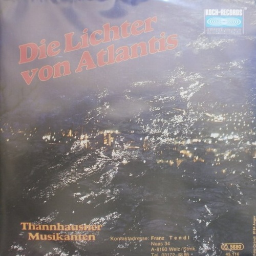 Vinyl / Thannhausner Musikanten - Die Lichter Von Atlantis