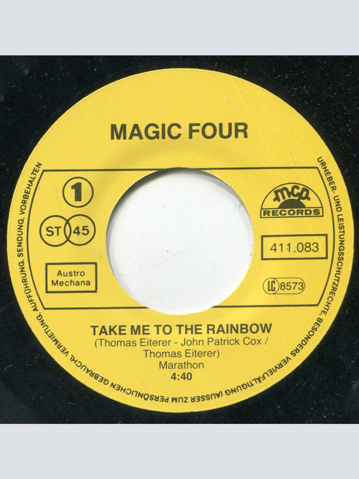Vinyl / Magic Four (2) - Take Me To The Rainbow / Be My Butterfly