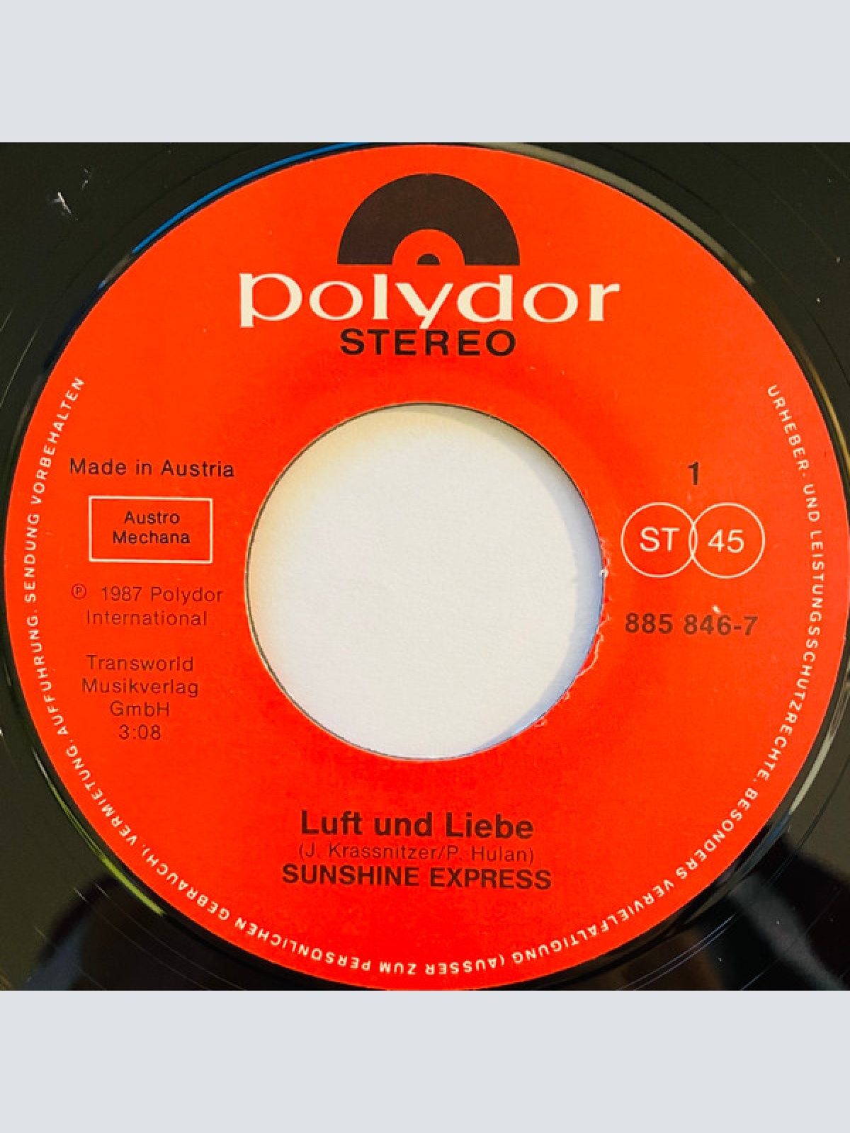 Vinyl / Sunshine Express (5) - Luft Und Liebe