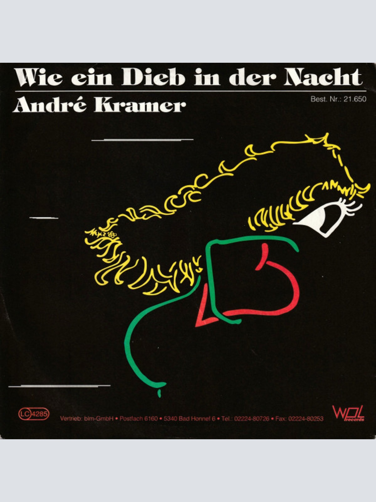 Vinyl / André Kramer (2) - Wie Ein Dieb In Der Nacht