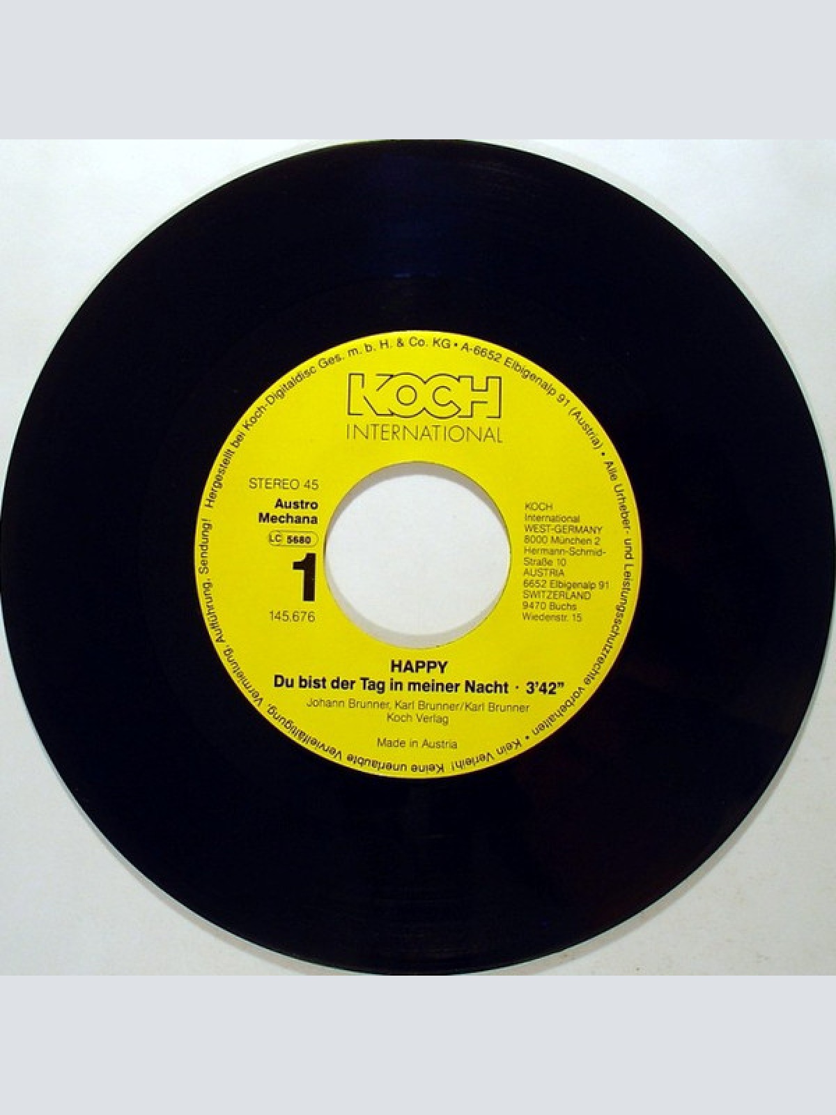 Vinyl / Happy (8) - Du Bist Der Tag In Meiner Nacht