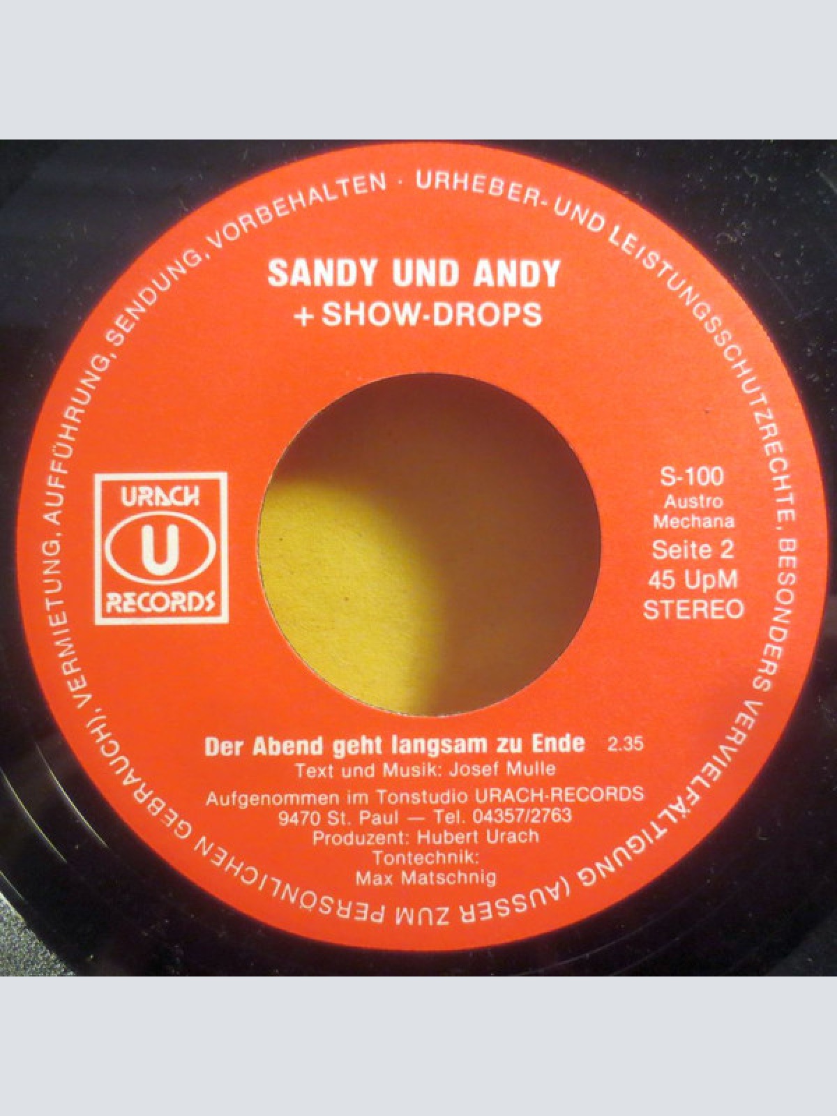 Vinyl / Sandy & Andy + Show-Drops - Souvenirs Aus Dem Süden