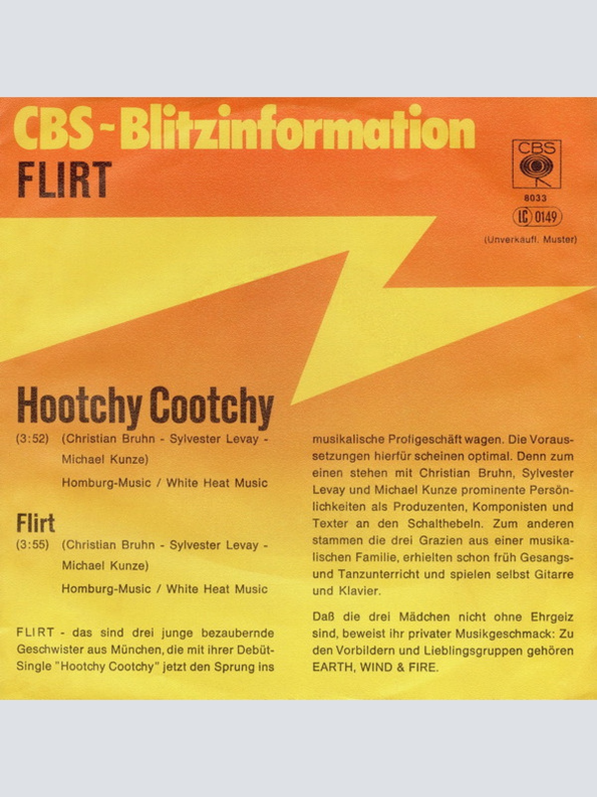 Vinyl / Flirt (6) - Hootchy Cootchy