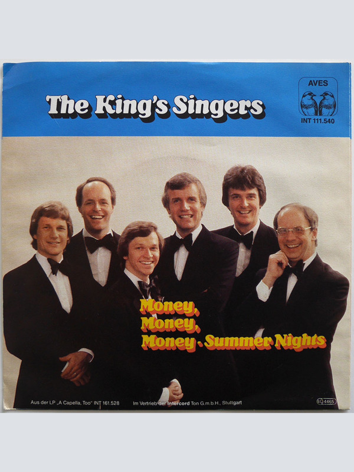 Vinyl / The King's Singers - Money, Money, Money - Summer Nights