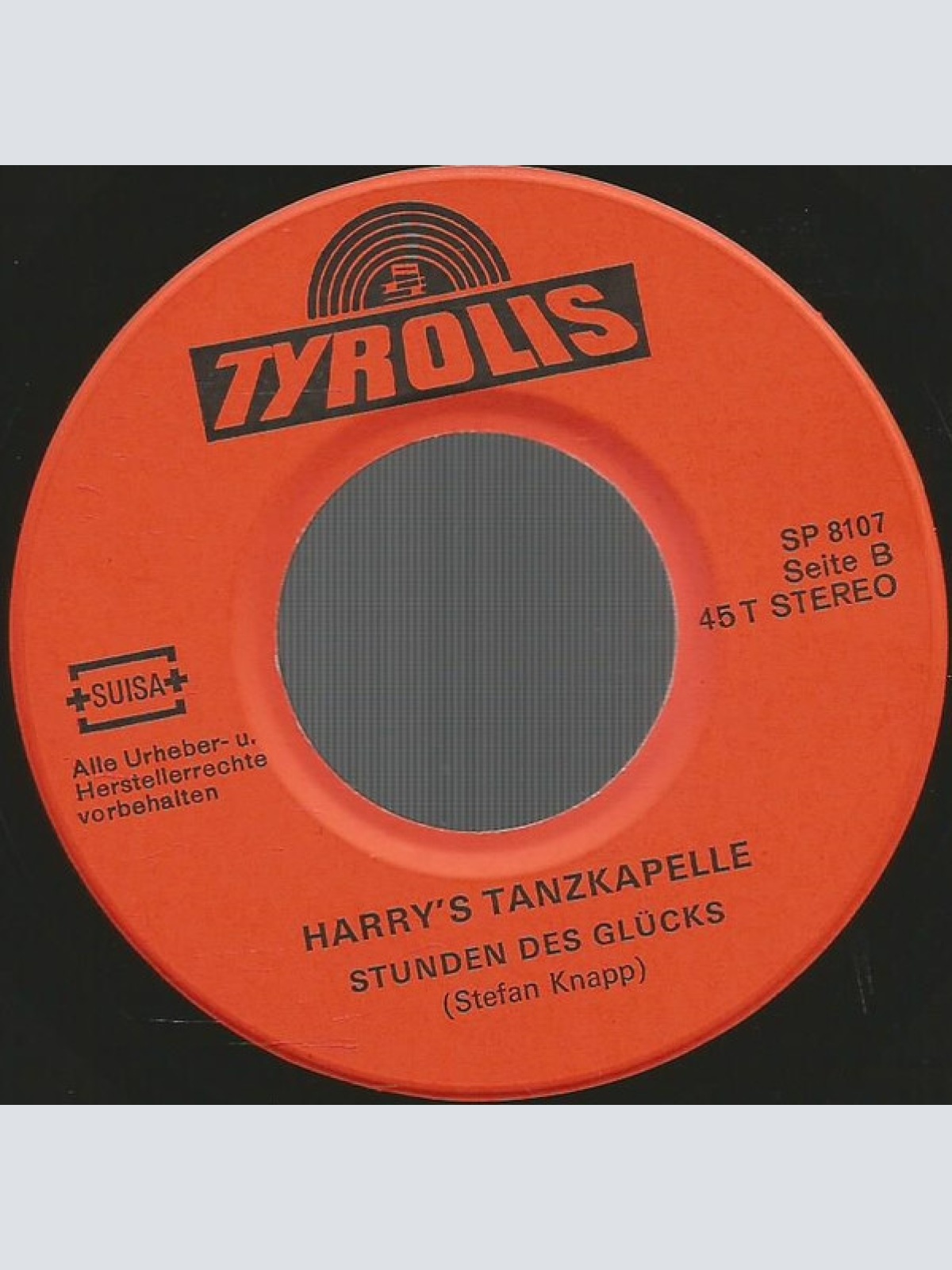 Vinyl / Harry's Tanzkapelle - Mit Dir Allein / Stunden Des Glücks