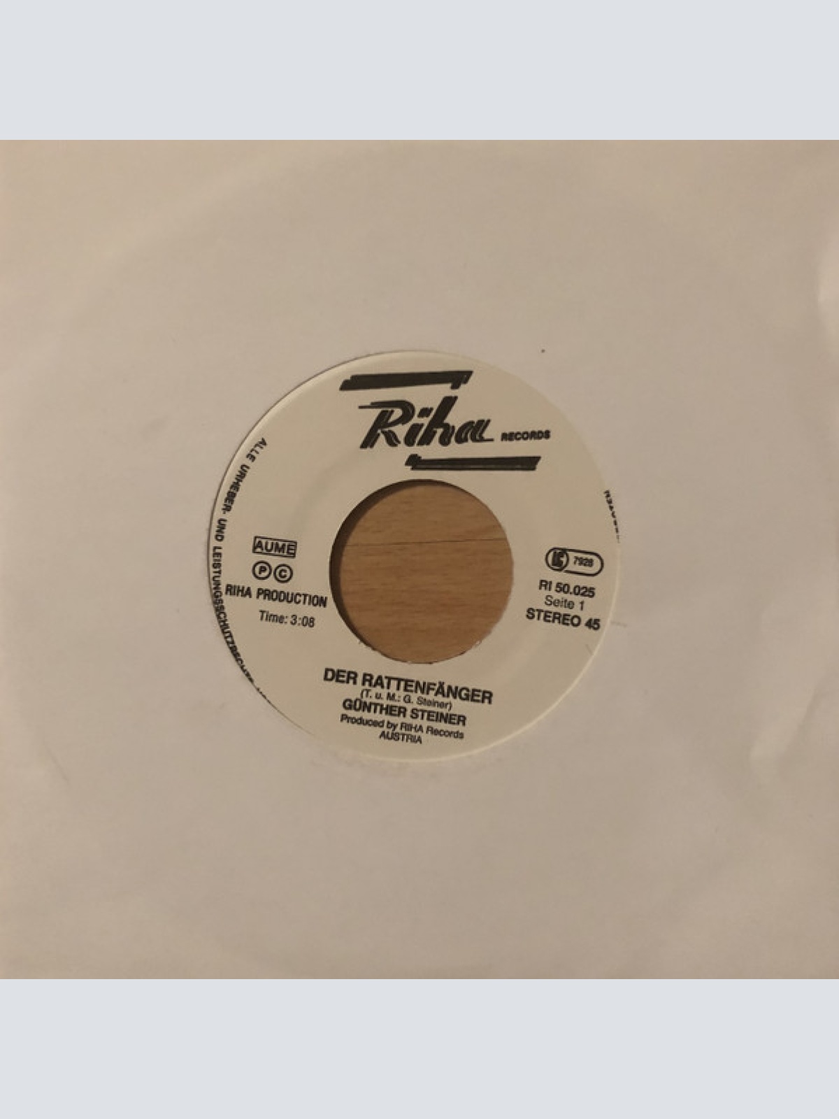 Vinyl / Günther Steiner (2) - Der Rattenfänger / Die Märchen