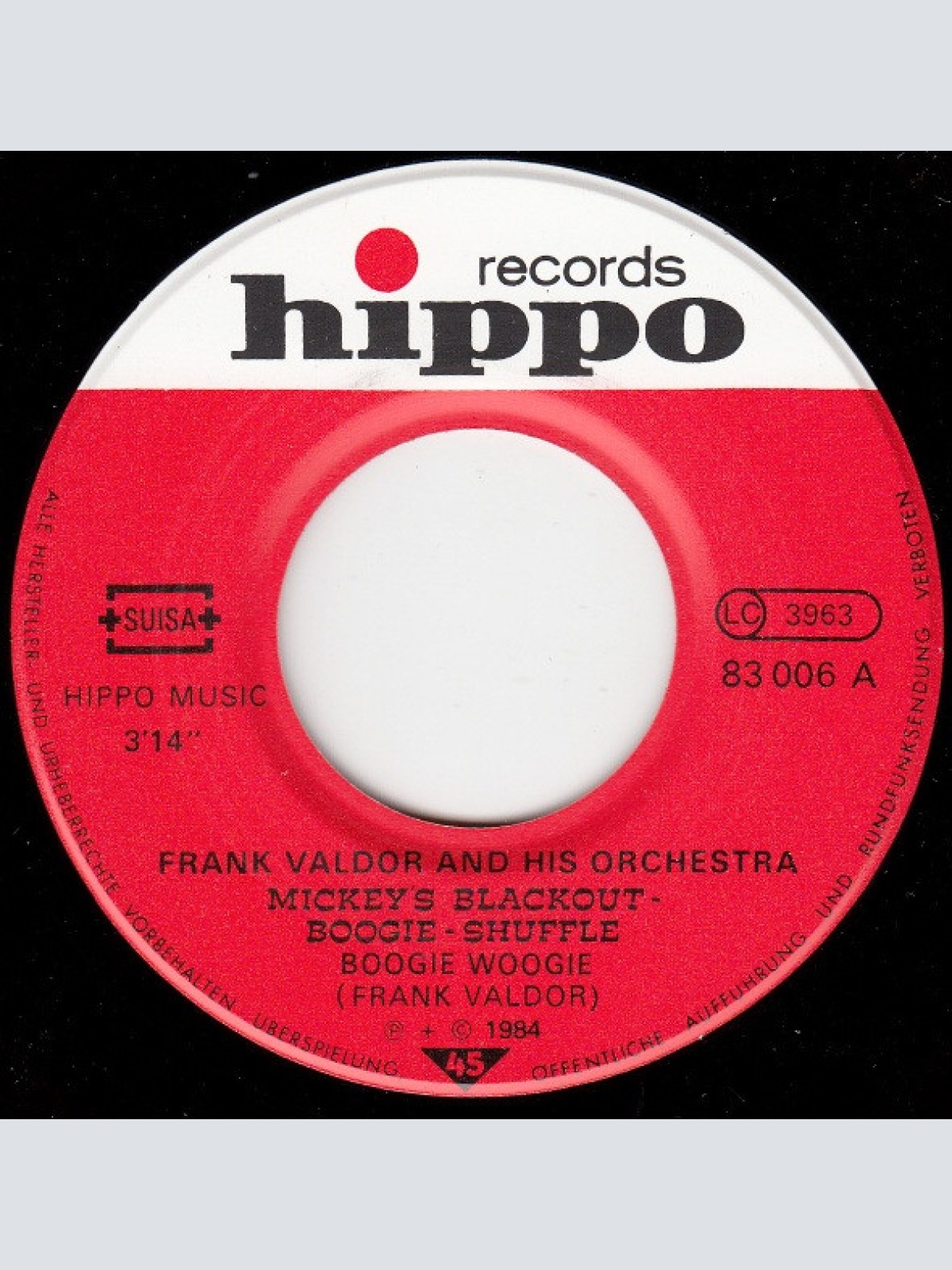 Vinyl / Frank Valdor And His Orchestra* - Mickey's Blackout-Boogie-Shuffle