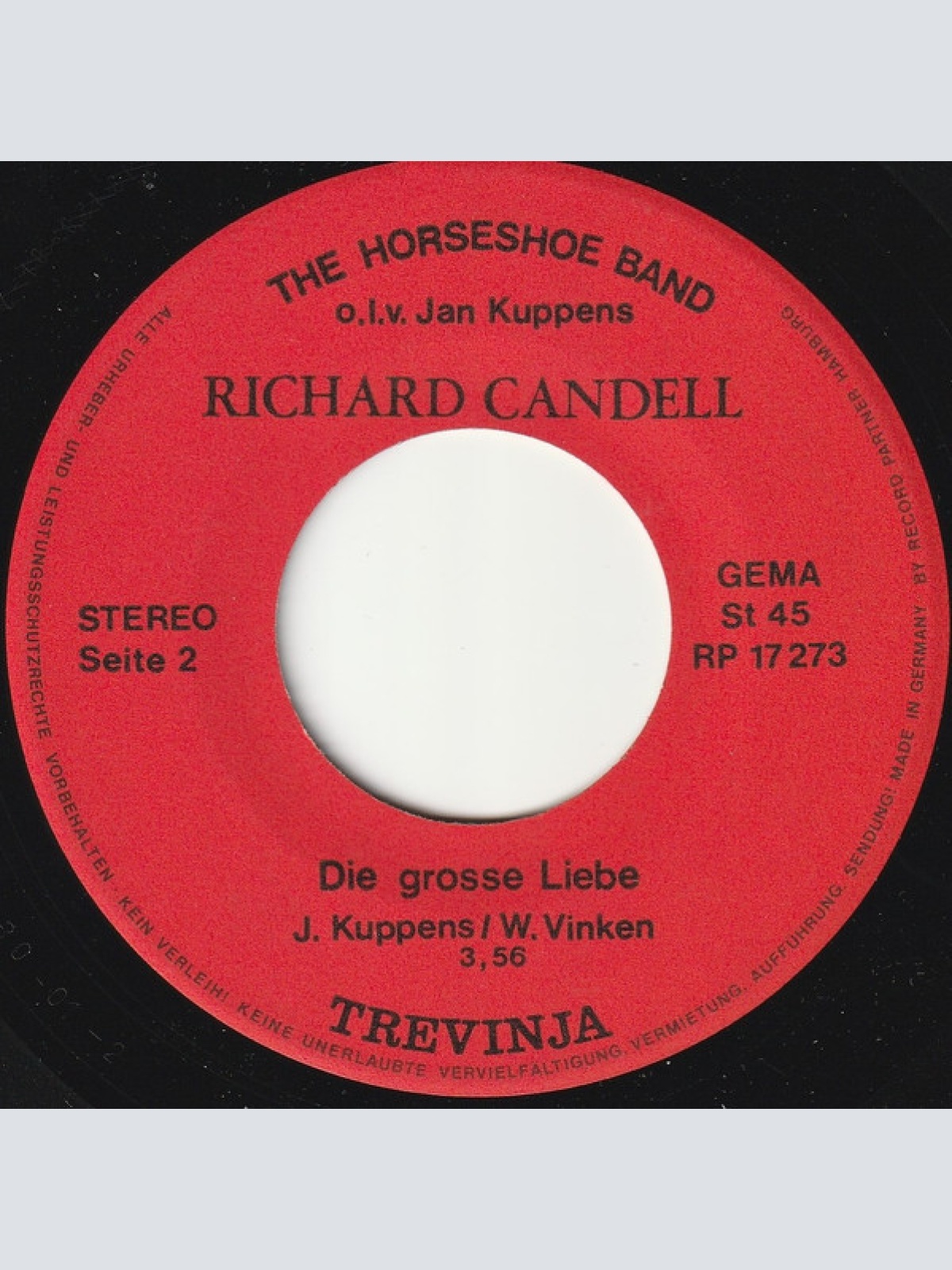 Vinyl / Richard Candell - Es Glitzern Silbern Die Sterne