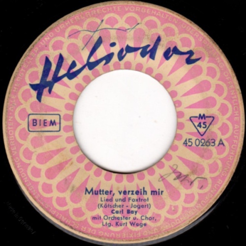 Vinyl / Carl Bay - Mutter, Verzeih Mir