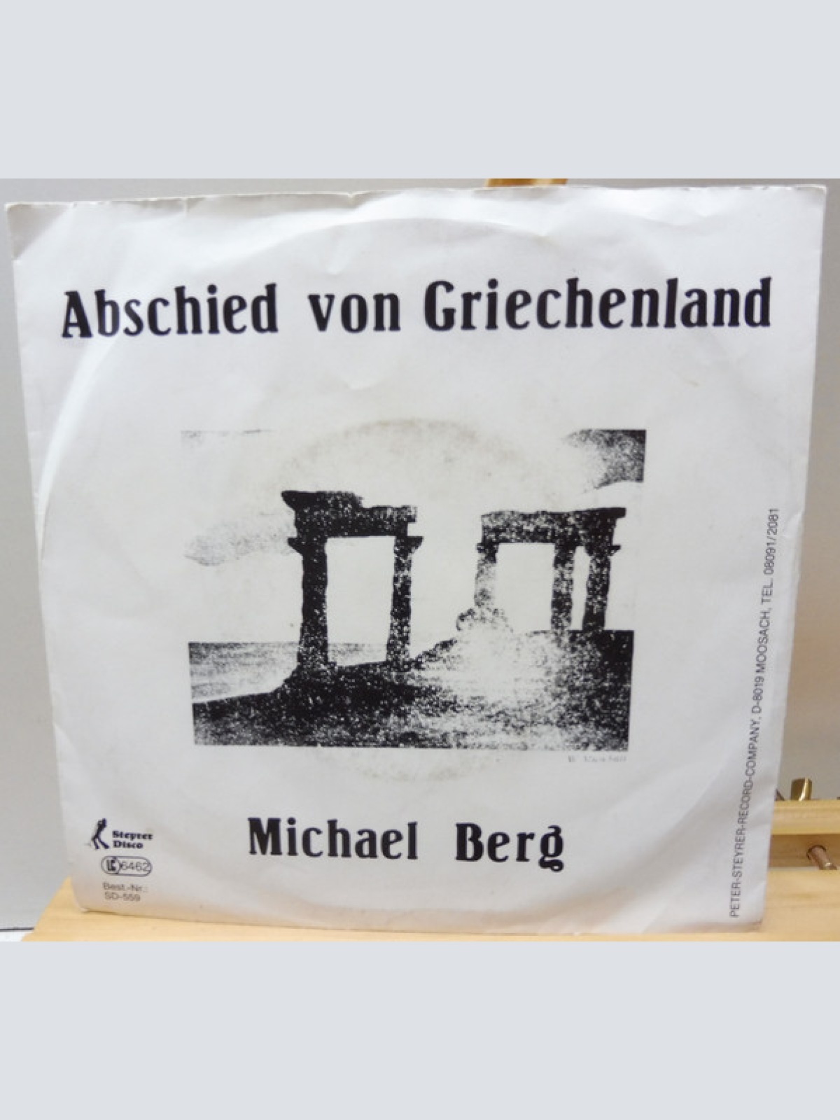 Vinyl / Michael Berg (6) - Abschied Von Griechenland