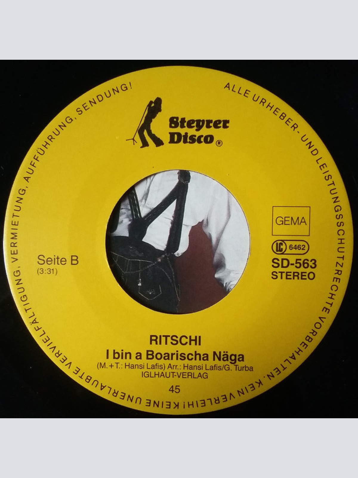Vinyl / Ritschi (3) - M Ta Ta In Afrika / I Bin A Boarischa Näga