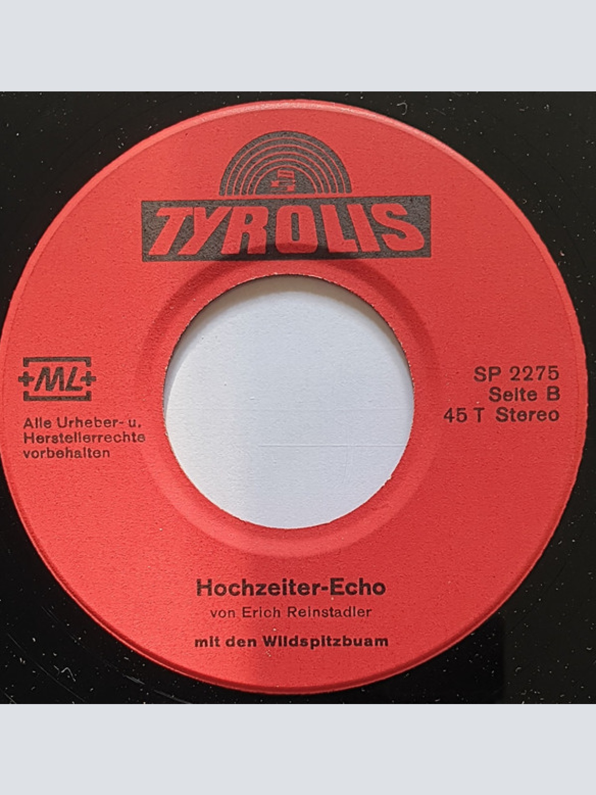 Vinyl / Wildspitzbuam - Wildspitzmarsch / Hochzeiger-Echo Mit Den Wildspitzbuam
