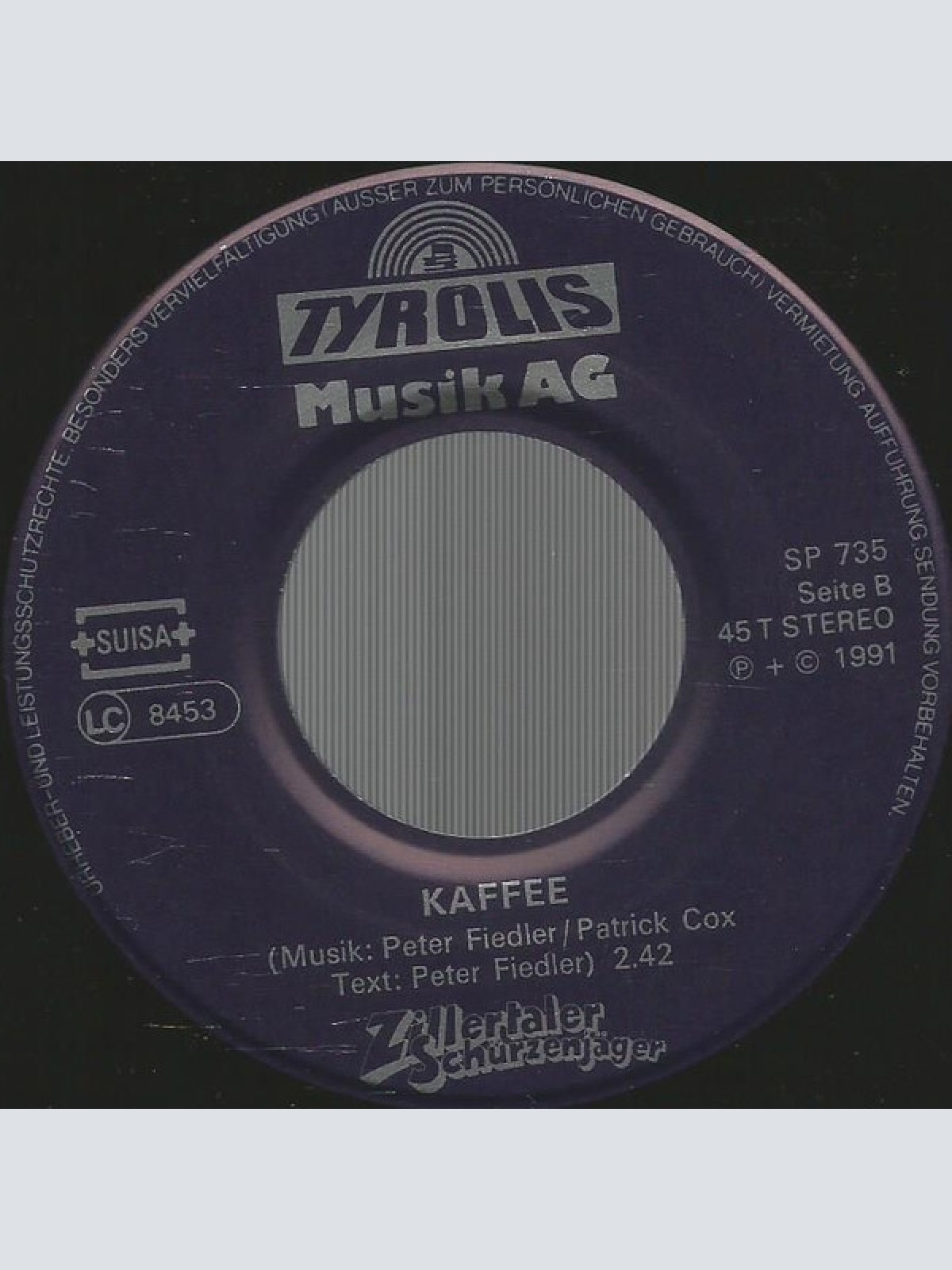 Vinyl / Zillertaler Schürzenjäger - Glückwunsch An Die Braut