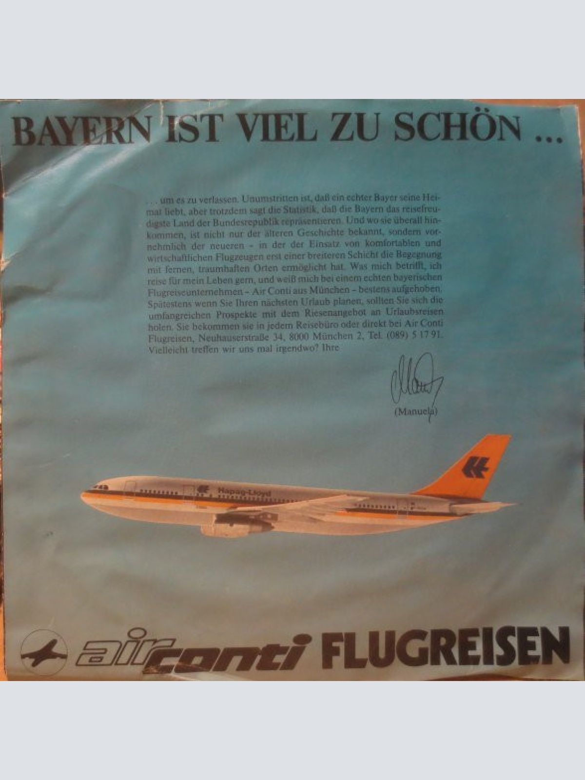 Vinyl / Manuela (5) und Sepp Haslinger - Was Soll Ein Bayer In Der Hitparade