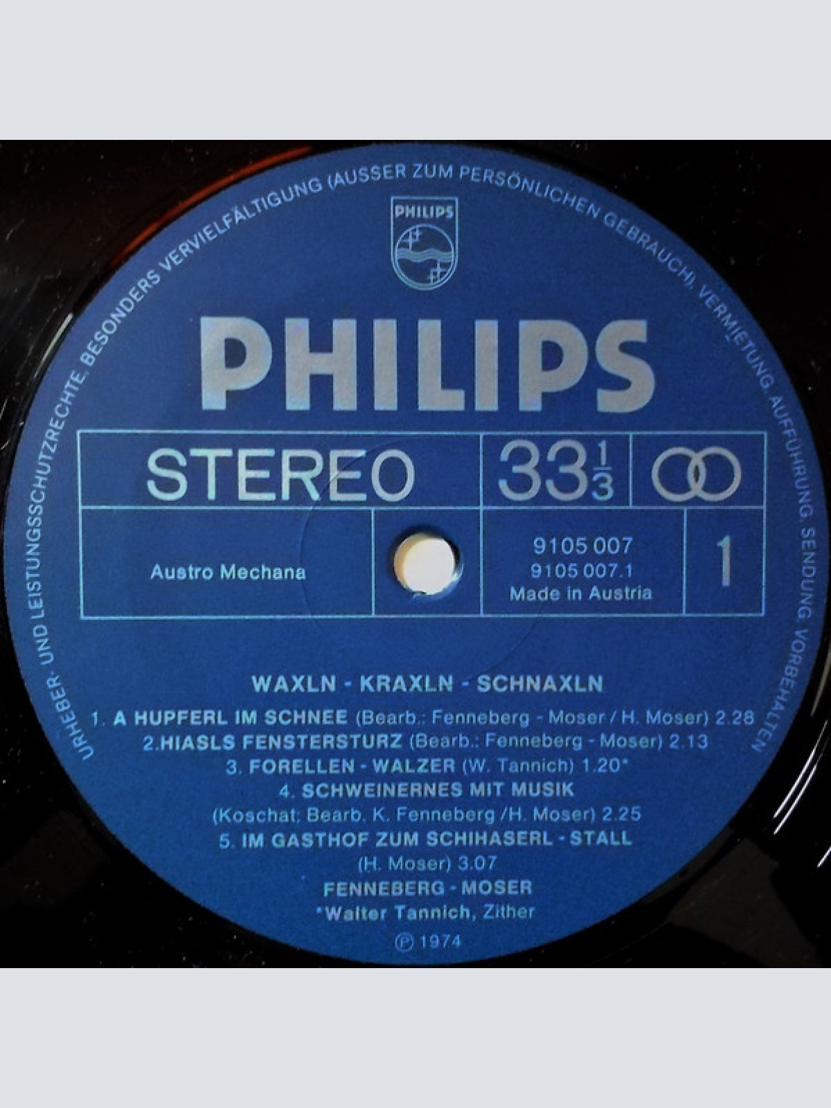 Vinyl / Fenneberg-Moser* - Schihütten-Zauber Mit Fenneberg-Moser - Waxln-Kraxln-Schnaxln