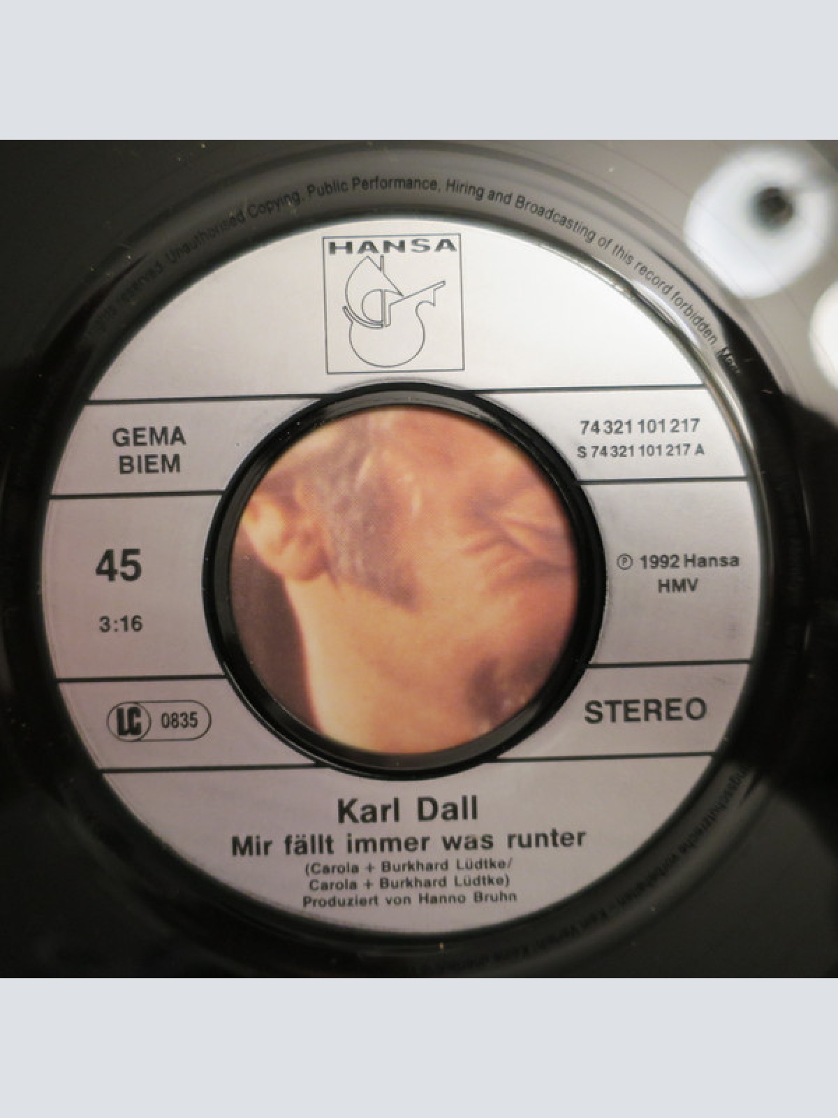 Vinyl / Karl Dall - Mir Fällt Immer Was Runter