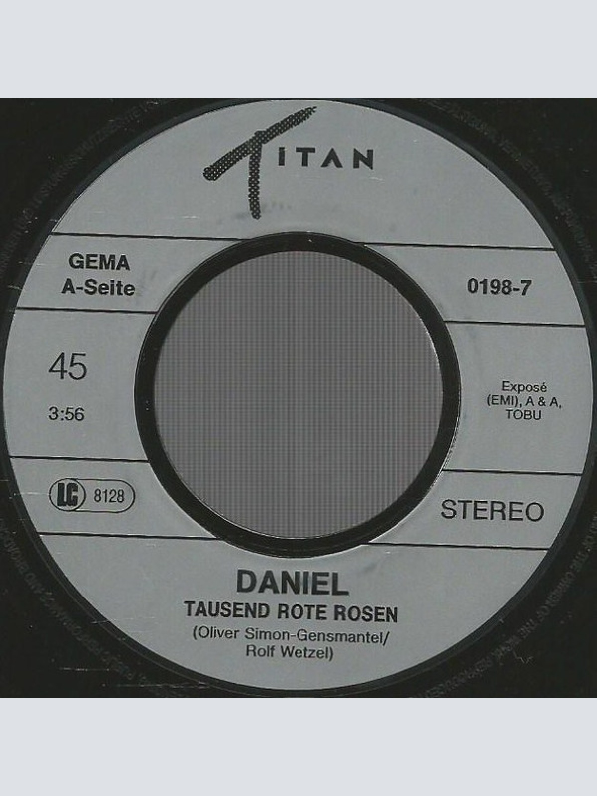 Vinyl / Daniel (16) - 1000 Rote Rosen