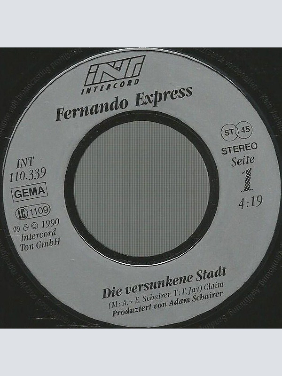 Vinyl / Fernando Express - Die Versunkene Stadt
