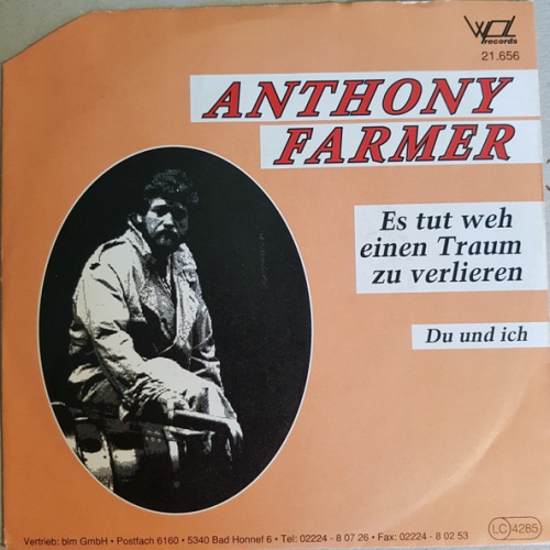 Vinyl / Anthony Farmer - Es Tut Weh Einen Traum Zu Verlieren
