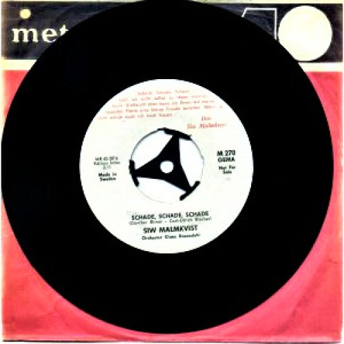Vinyl / Siw Malmkvist - Schade, Schade, Schade