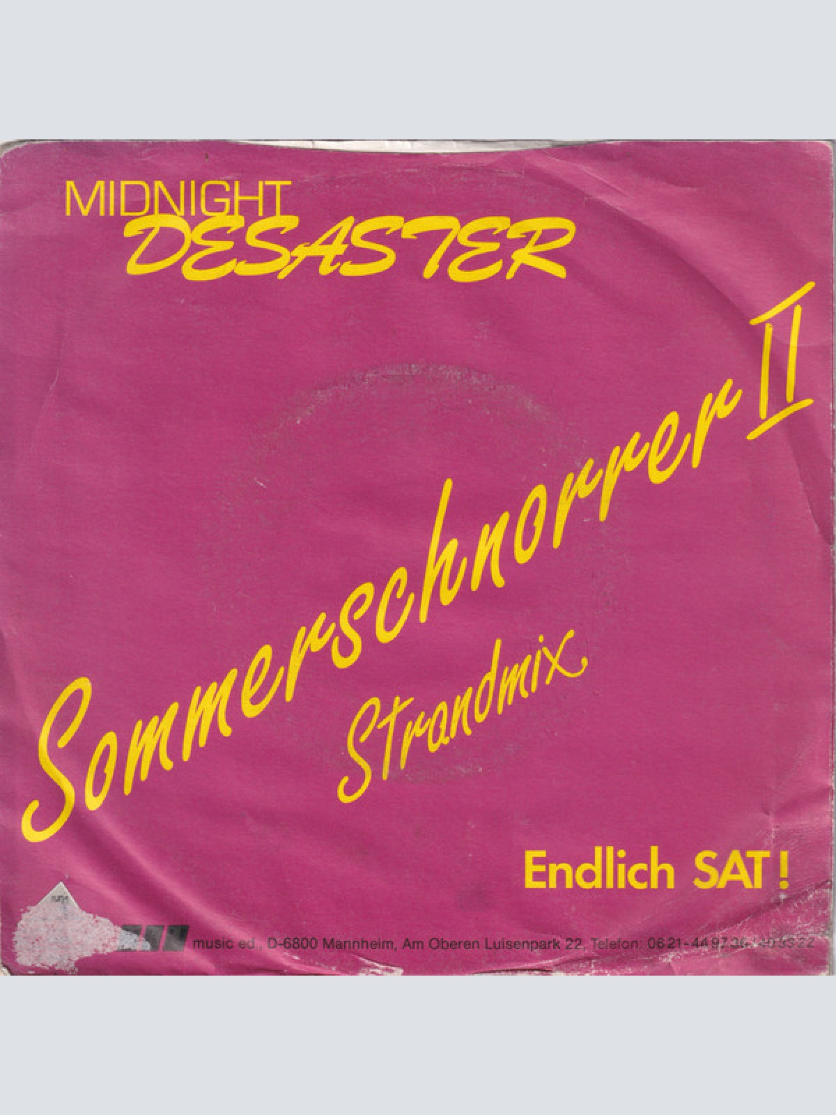 Vinyl / Midnight Desaster - Sommerschnorrer II