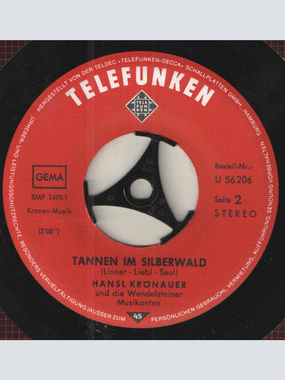 Vinyl / Hansl Krönauer - Blauer Enzian