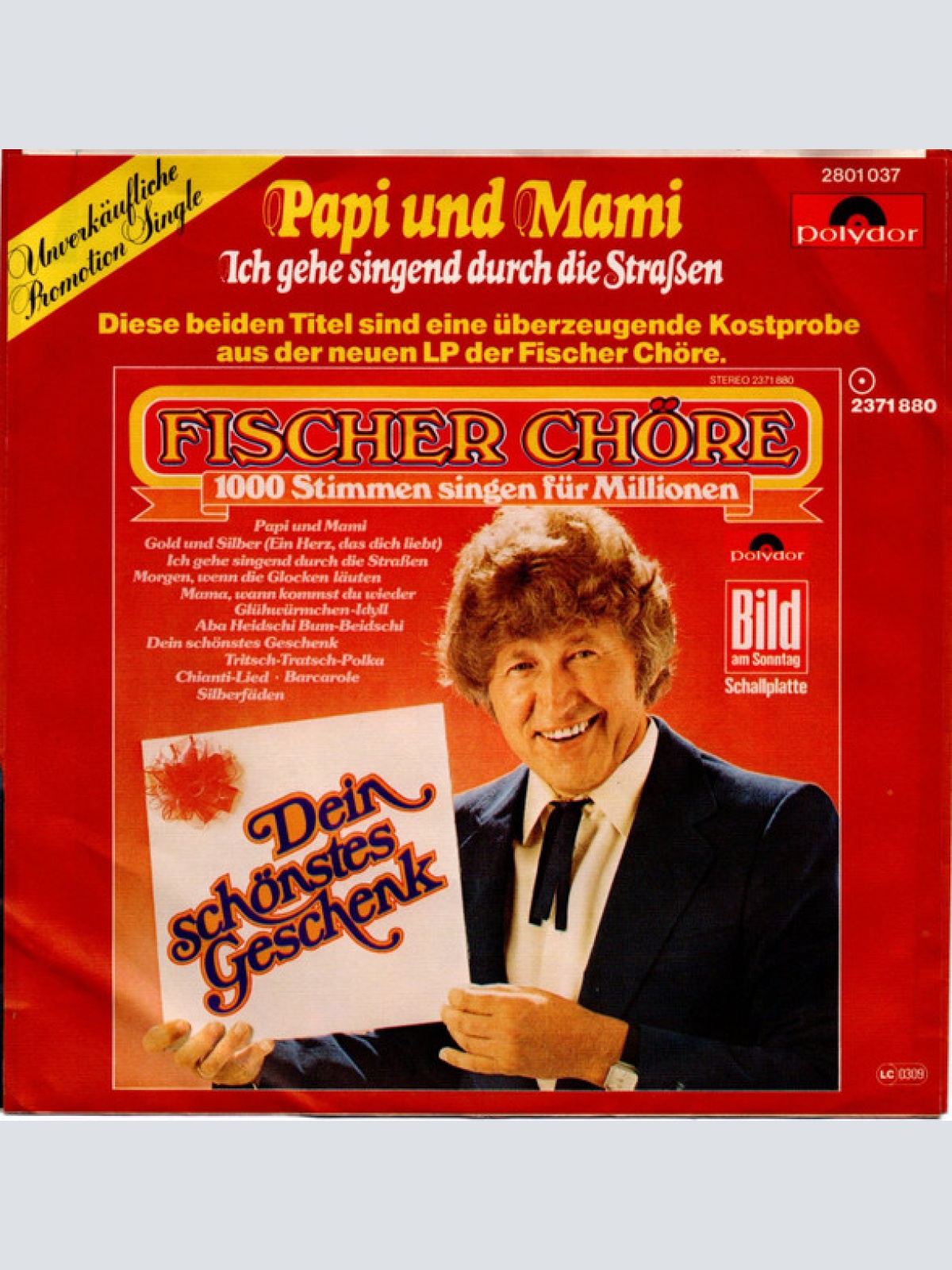 Vinyl / Fischer Chöre - Papi Uns Mami