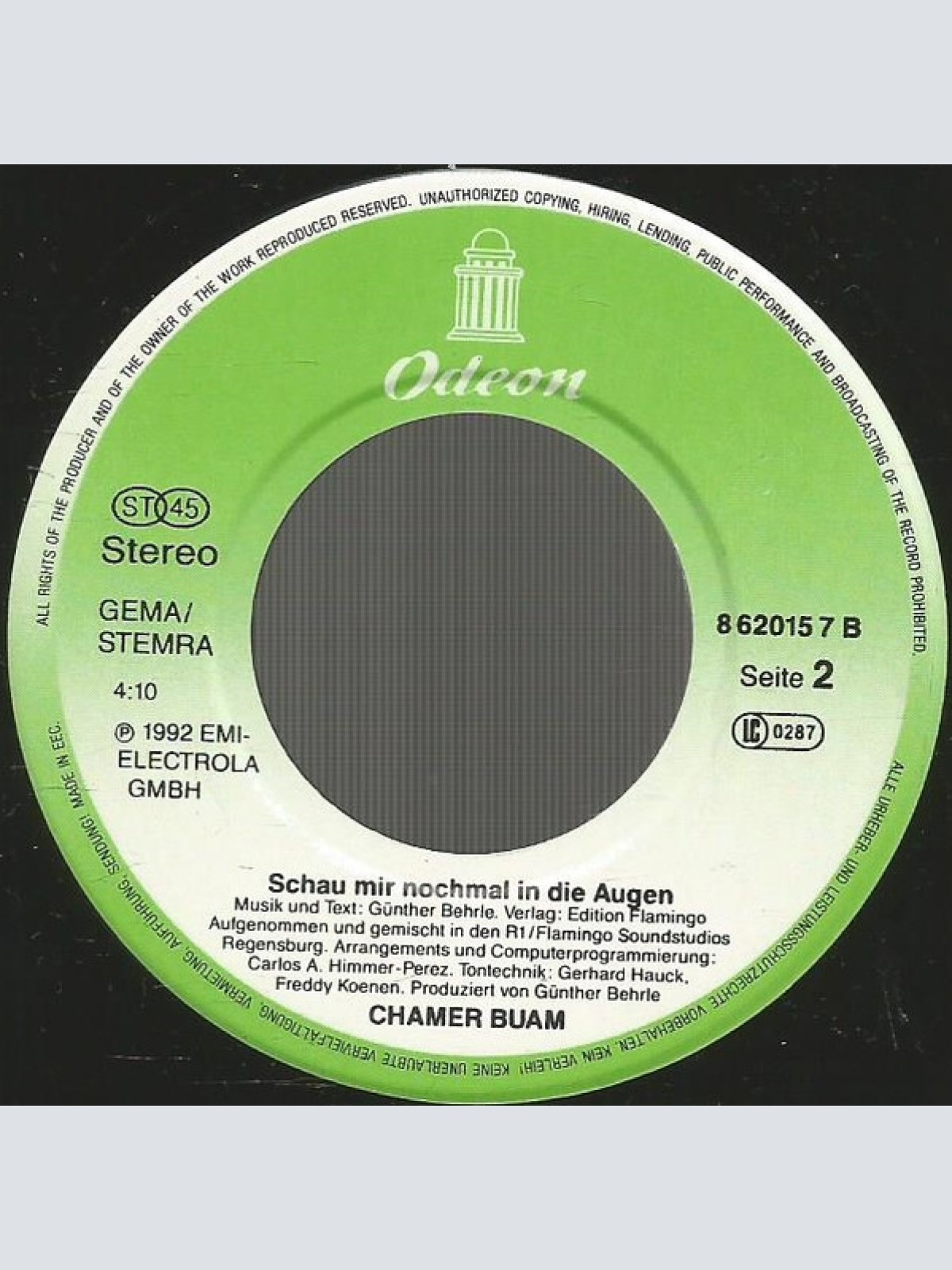 Vinyl / Chamer Buam - (Bei Unsrer) Traumhochzeit