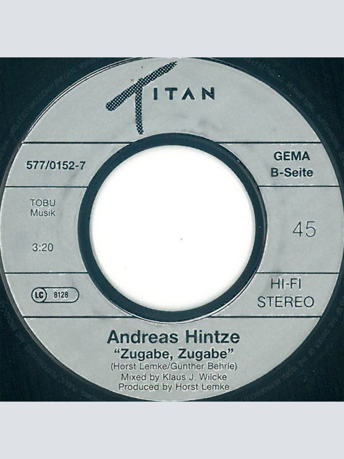 Vinyl / Andreas Hintze - Du Gehörst Mir