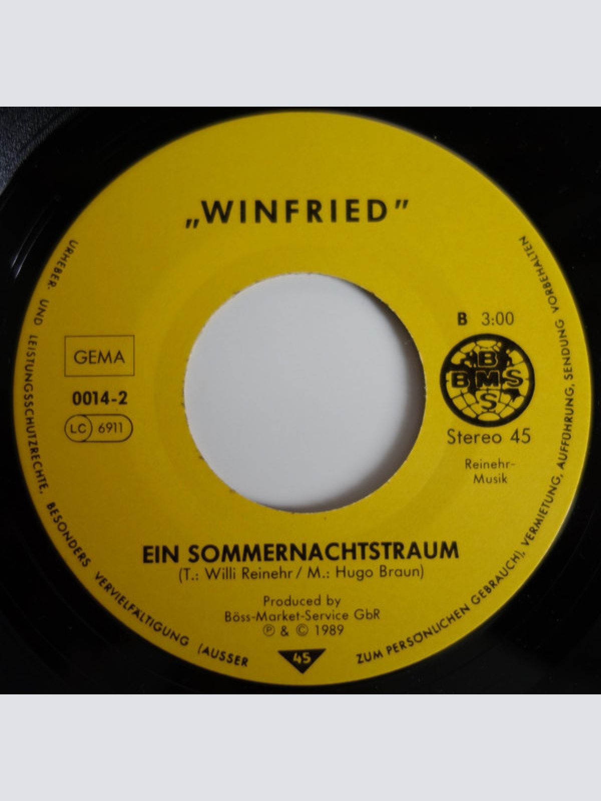 Vinyl / Winfried - Kolibri