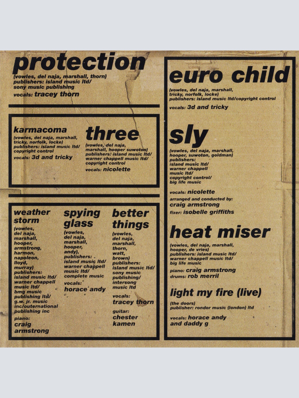 CD / Massive Attack - Protection