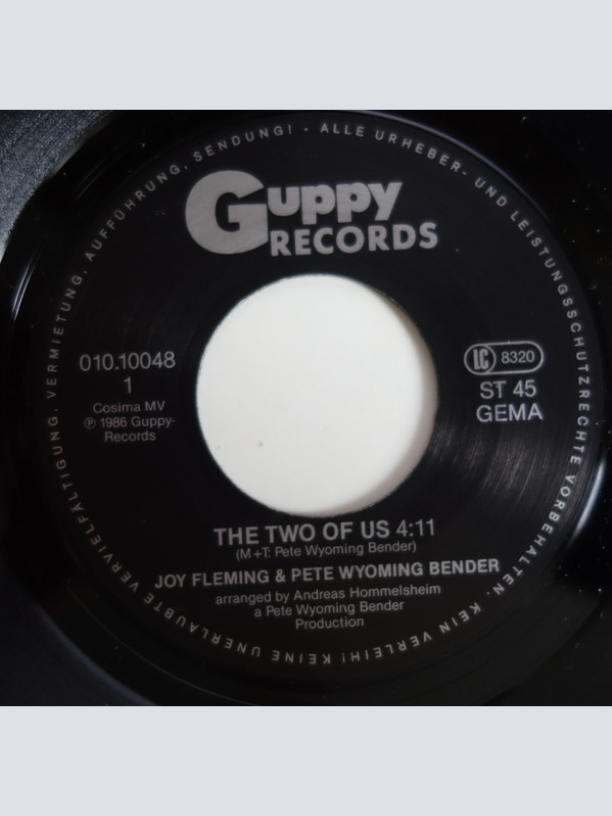 Vinyl / Joy Fleming & Pete Wyoming Bender - The Two Of Us