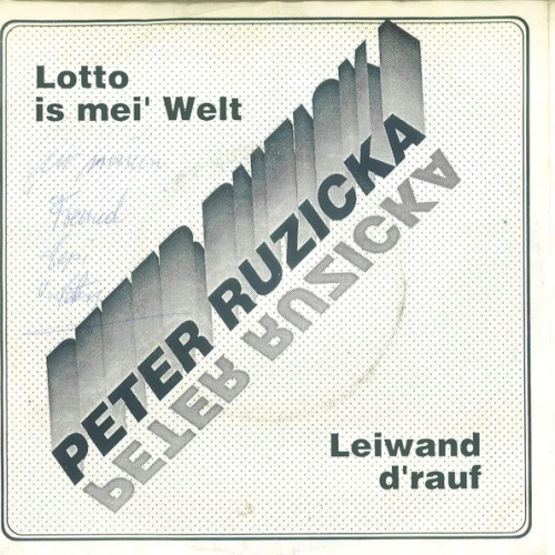 Vinyl / Peter Ruzicka (2) - Lotto Is Mei' Welt