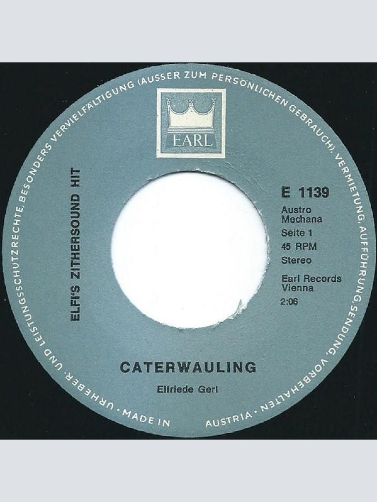 Vinyl / Elfi's Zithersound Hit* - Caterwauling