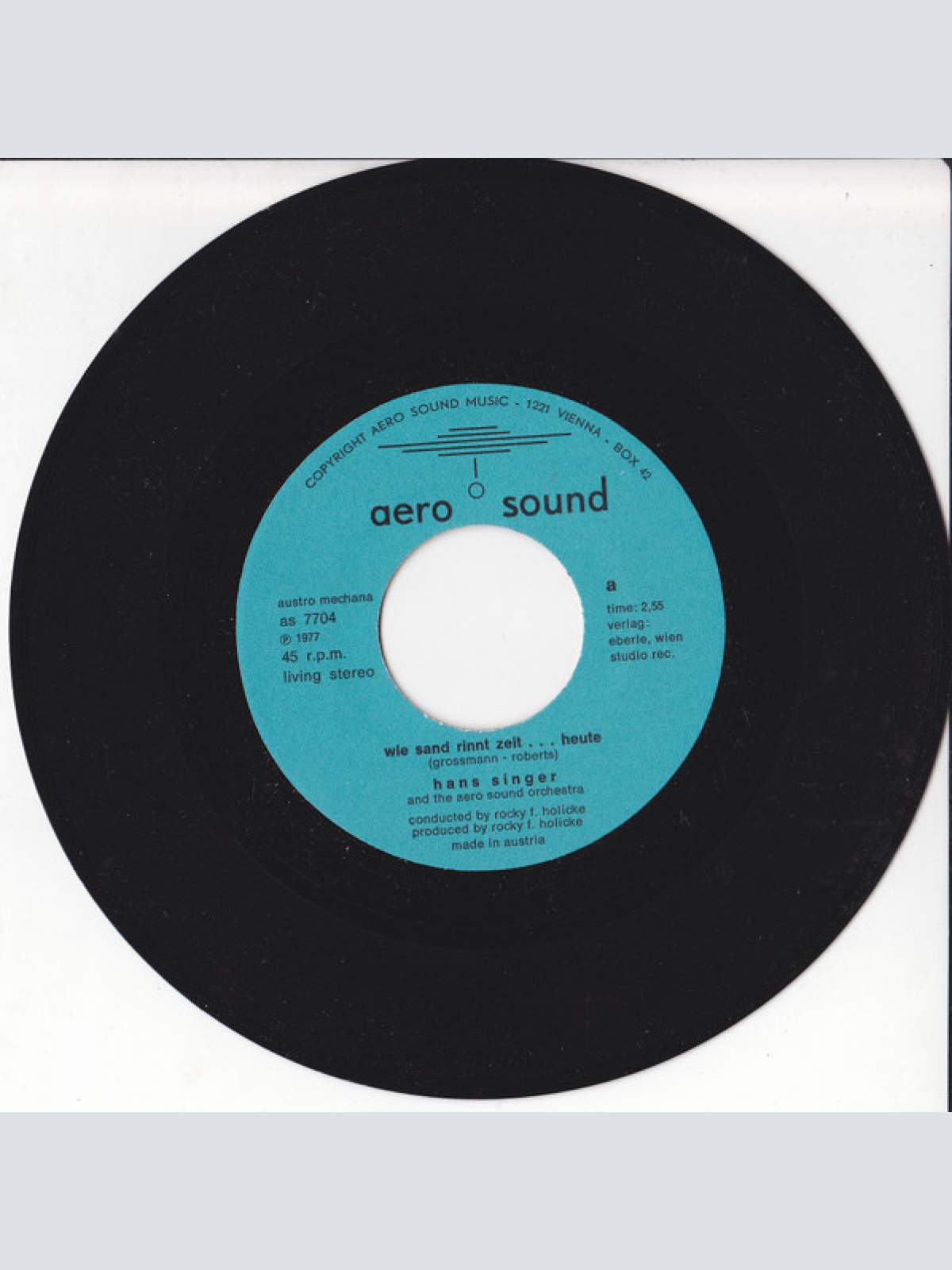 Vinyl / Hans Singer (2), Johann Kanzian - Wie Sand Rinnt Zelt...Heute / Wie Sand Rinnt Zelt...Gestern