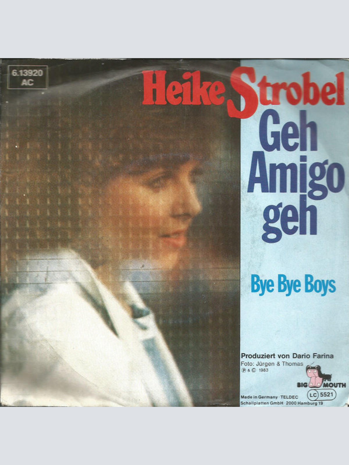 Vinyl / Heike Strobel - Geh Amigo Geh