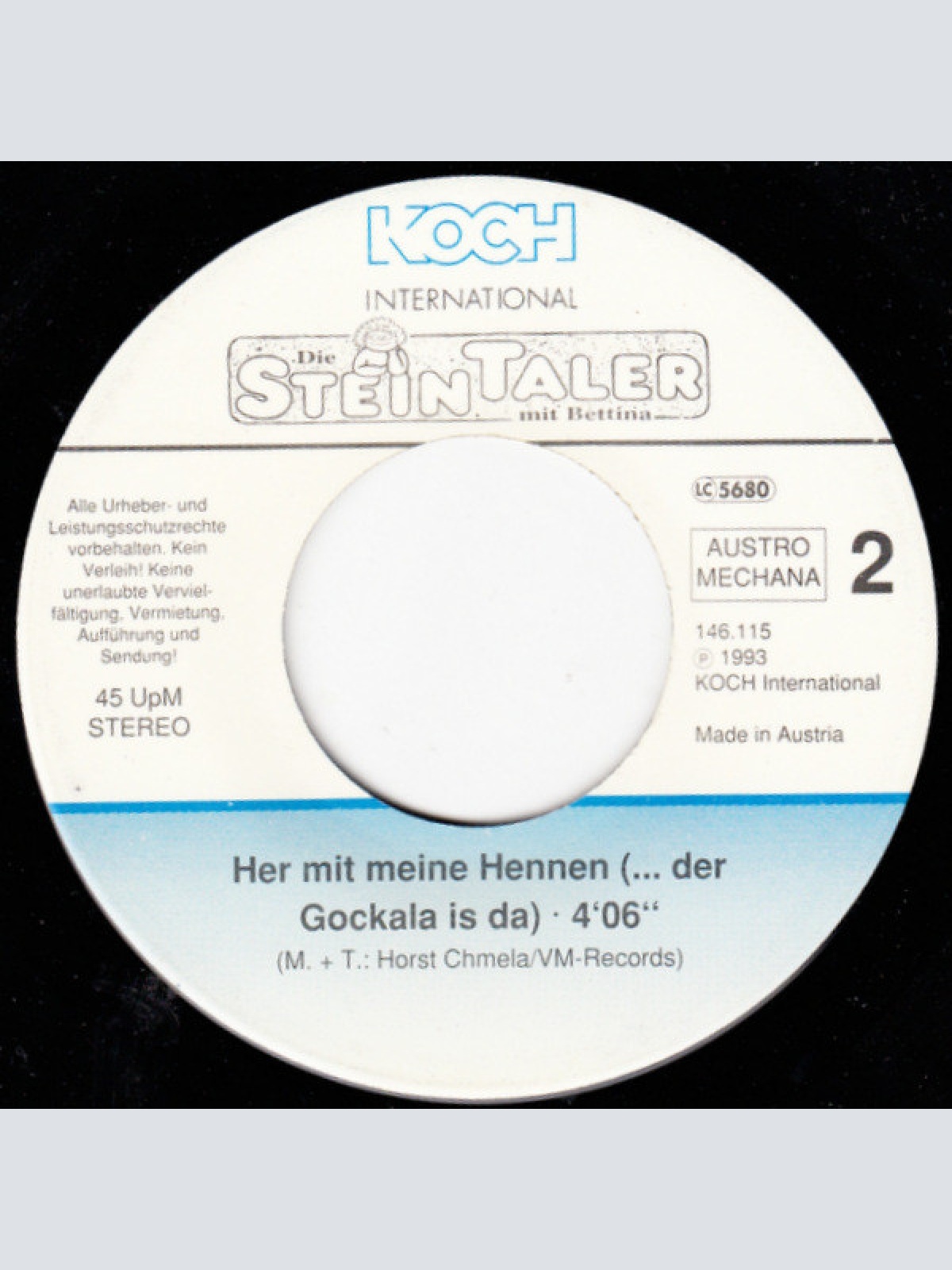 Vinyl / Die Steintaler Mit Bettina (8) - Der Neue Supermann
