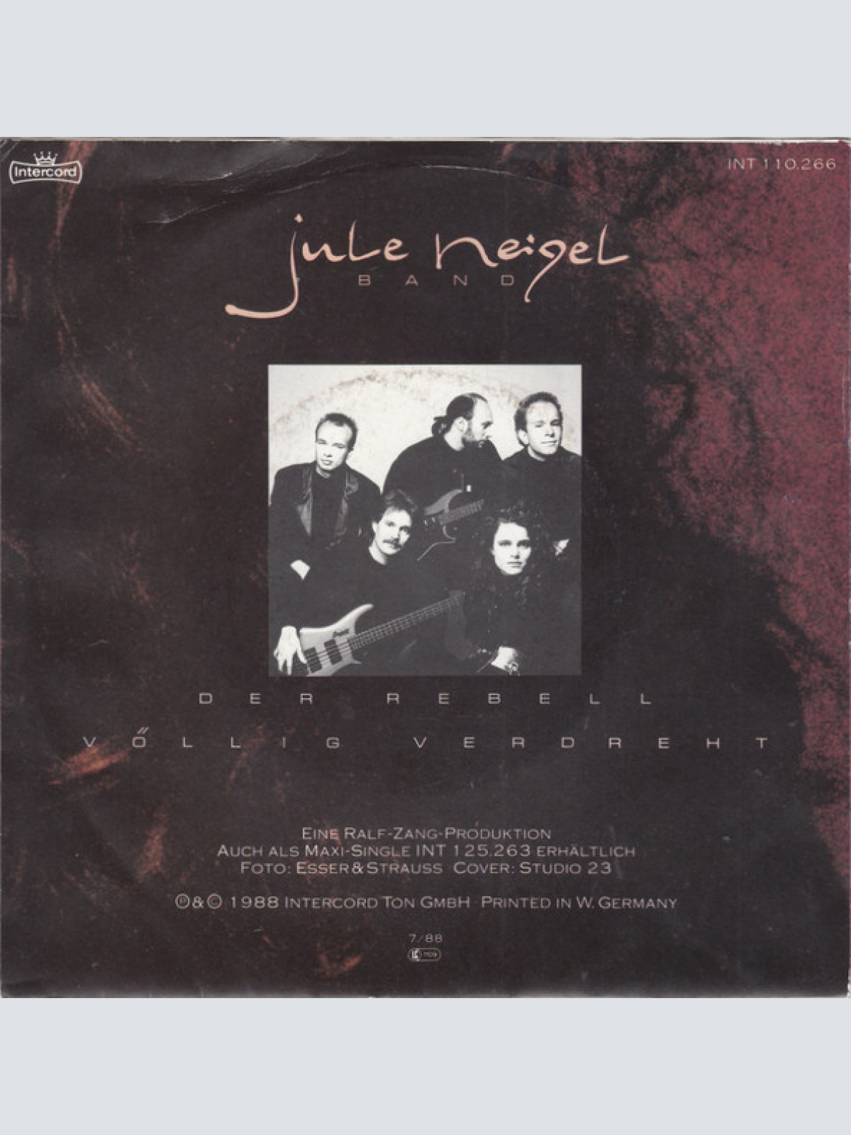 Vinyl / Jule Neigel Band - Der Rebell