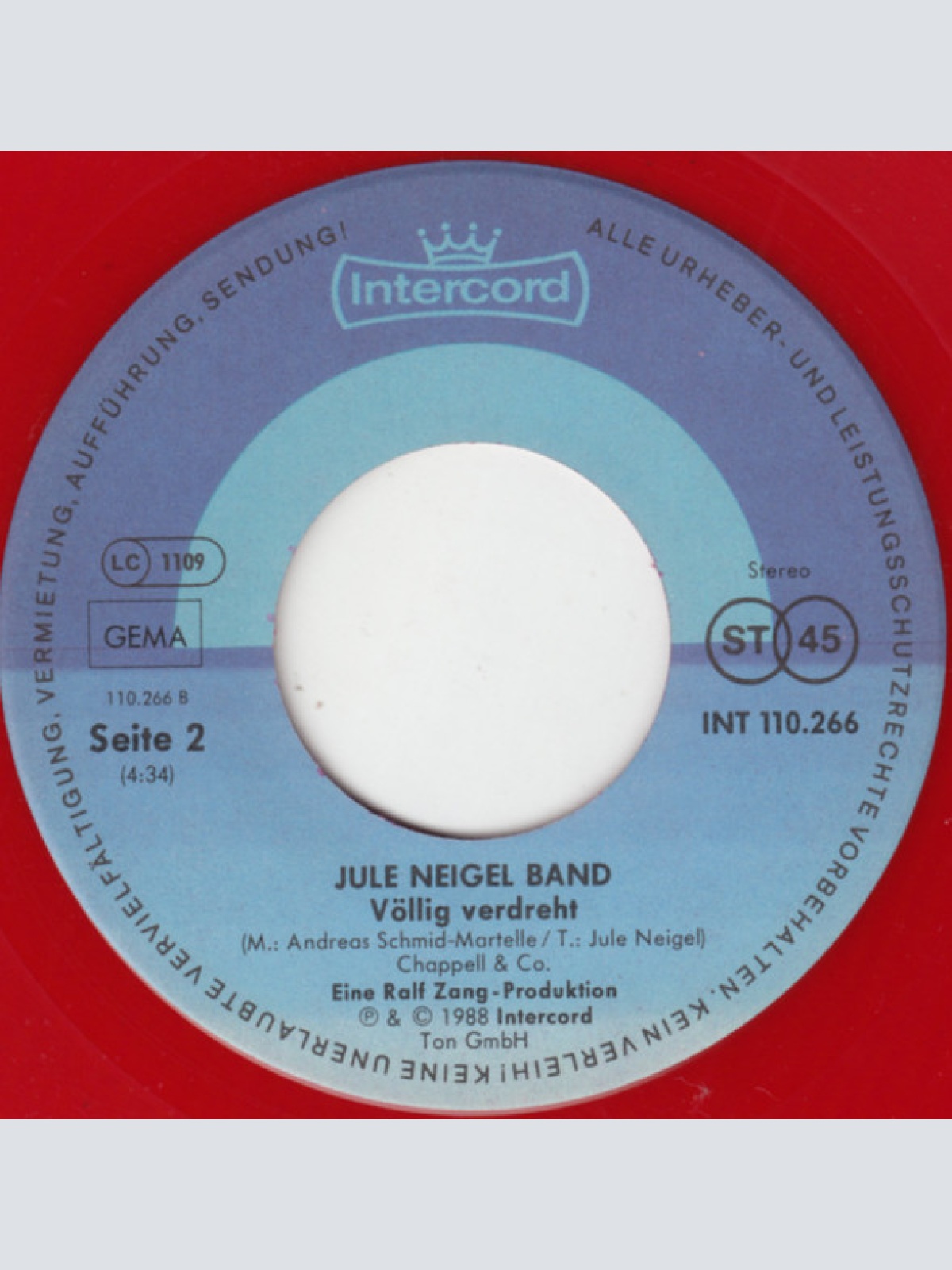 Vinyl / Jule Neigel Band - Der Rebell