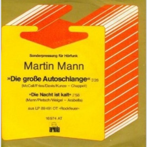 Vinyl / Martin Mann - Die Große Autoschlange / Die Nacht Ist Kalt