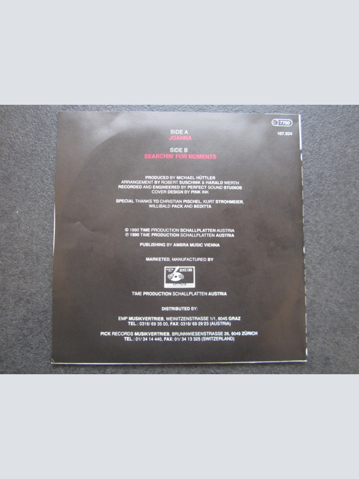 Vinyl / Oliver Sanders - Joanna