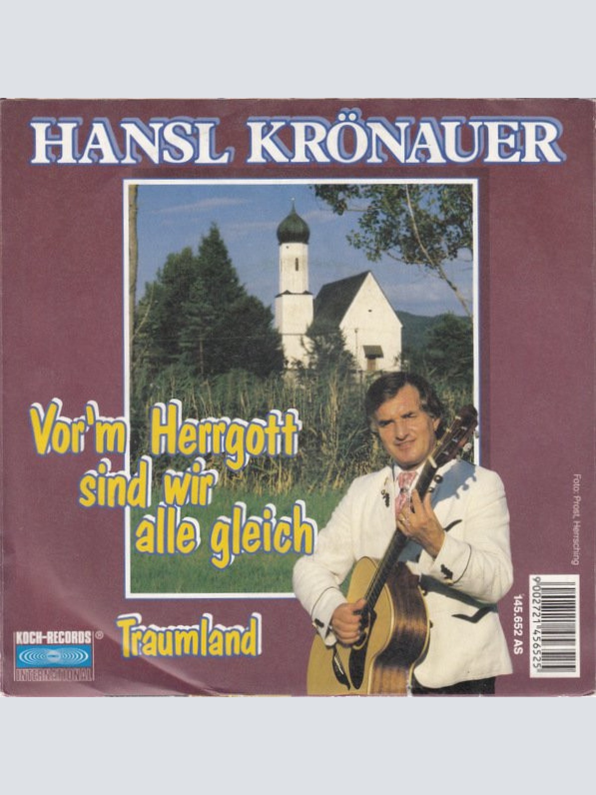 Vinyl / Hansl Krönauer - Vor'm Herrgott Sind Wir Alle Gleich