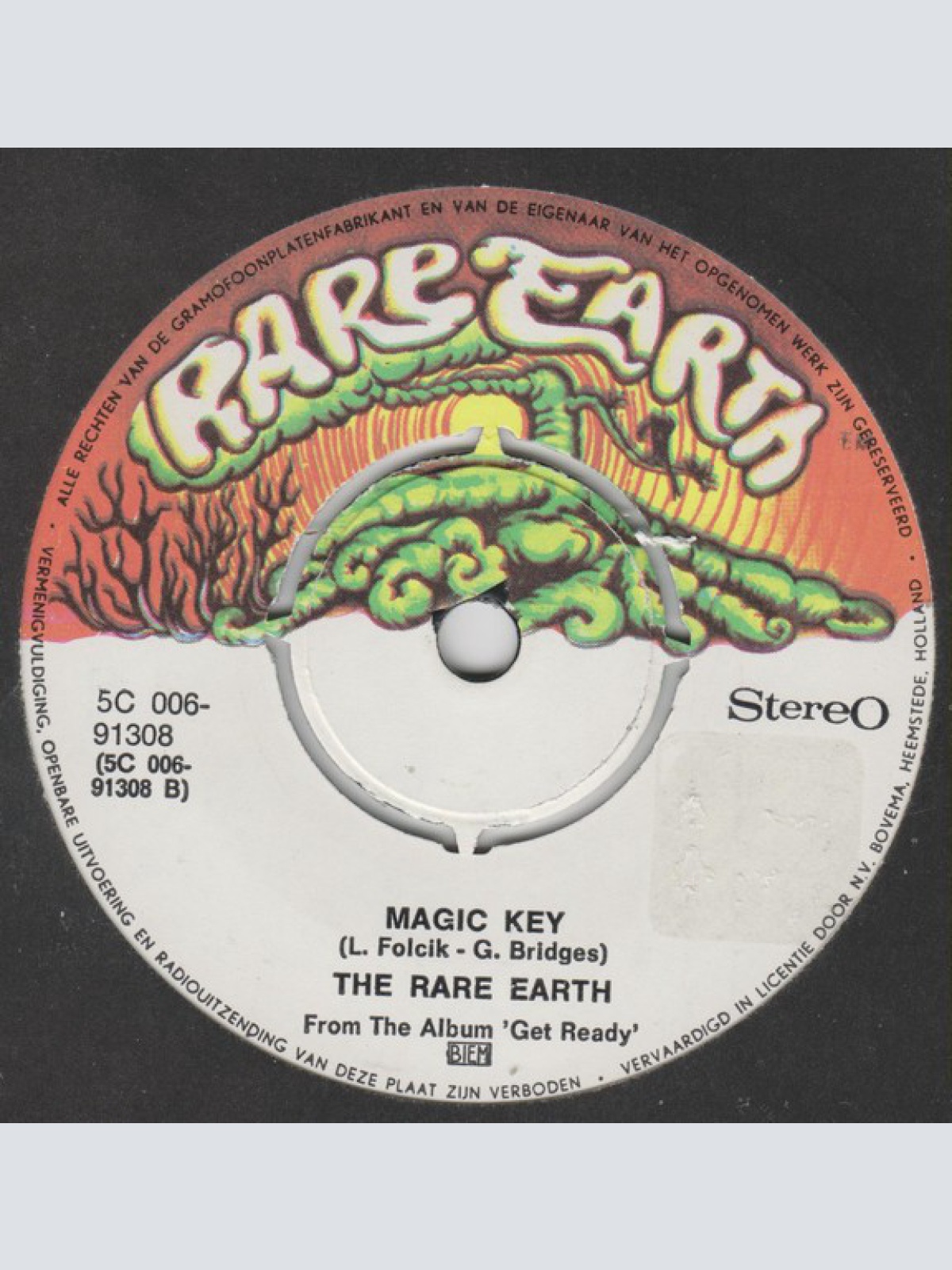 Vinyl / The Rare Earth* - Get Ready