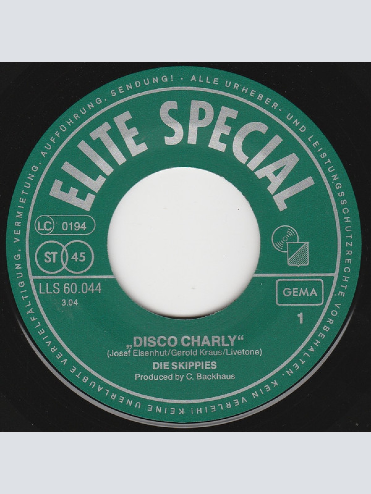 Vinyl / Die Skippies - Disco Charly / So ist das Leben