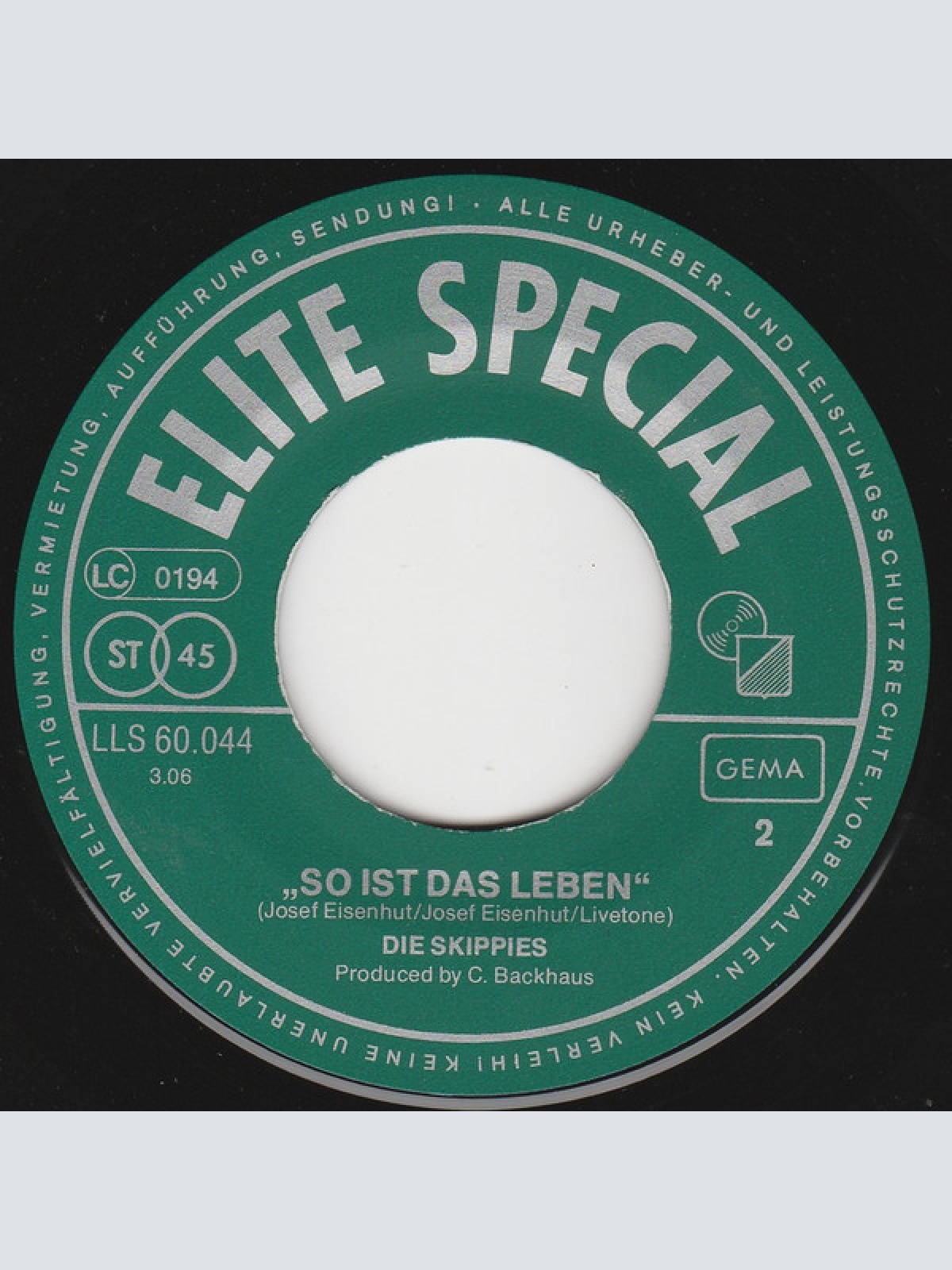 Vinyl / Die Skippies - Disco Charly / So ist das Leben